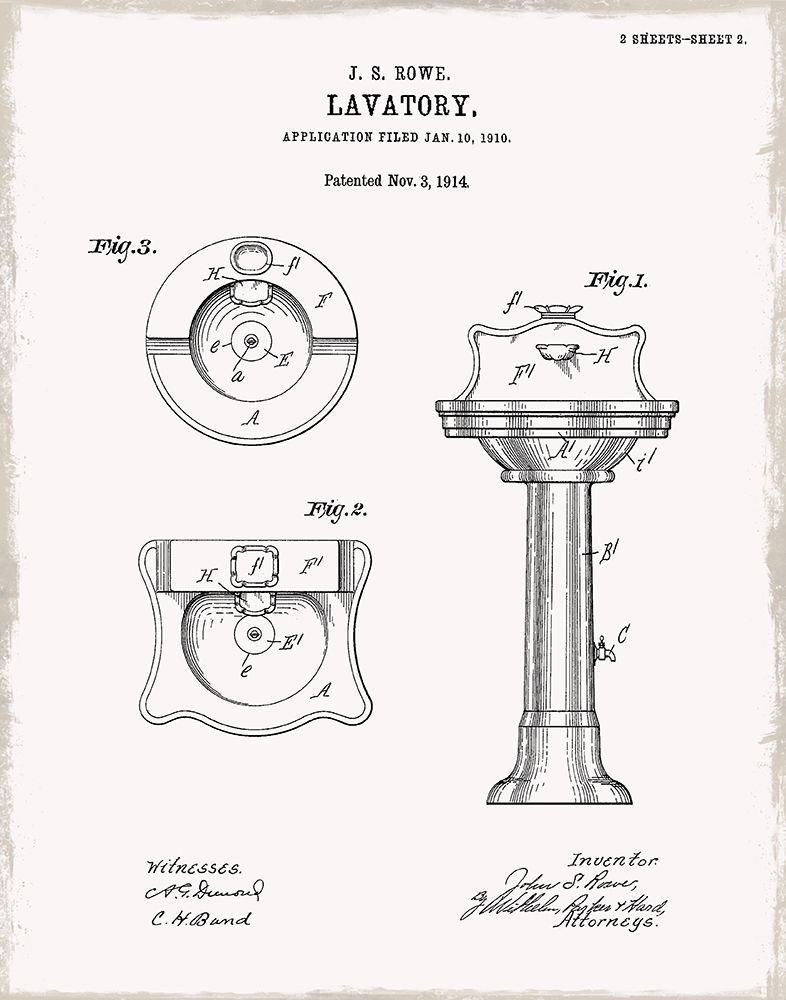 Vintage Sink I art print by Kelly Donovan for $57.95 CAD