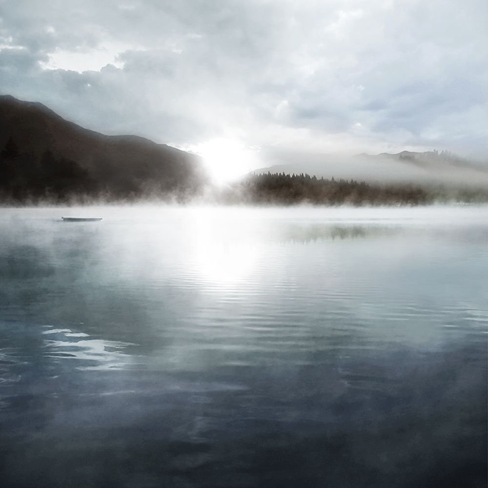 Quiet Moody Lake I art print by Carol Robinson for $57.95 CAD