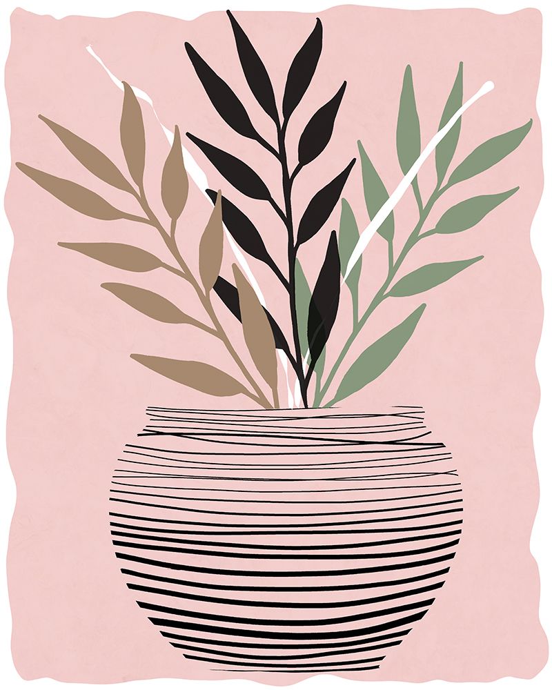 Wired Palm I art print by Daniela Santiago for $57.95 CAD