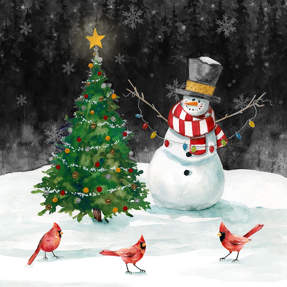 Tree Trimming Party art print by Carol Robinson for $57.95 CAD