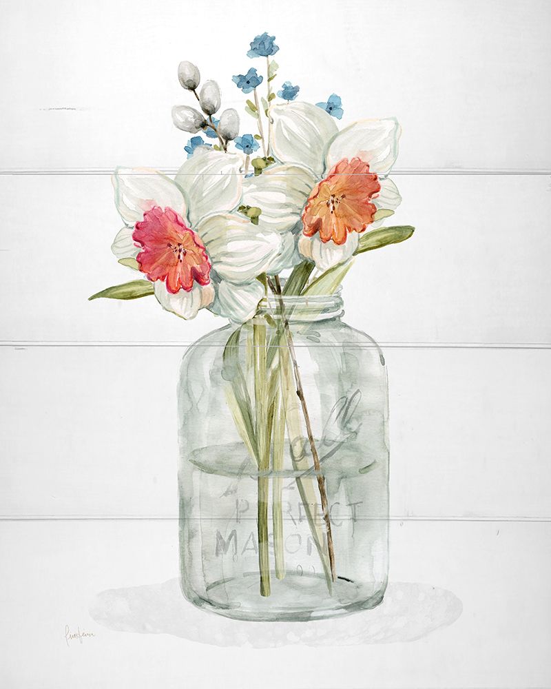 Farmhouse Daffodil art print by Livi Finn for $57.95 CAD