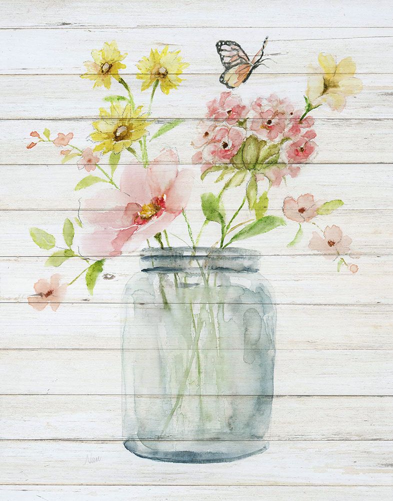 Soft Bouquet II art print by Nan for $57.95 CAD