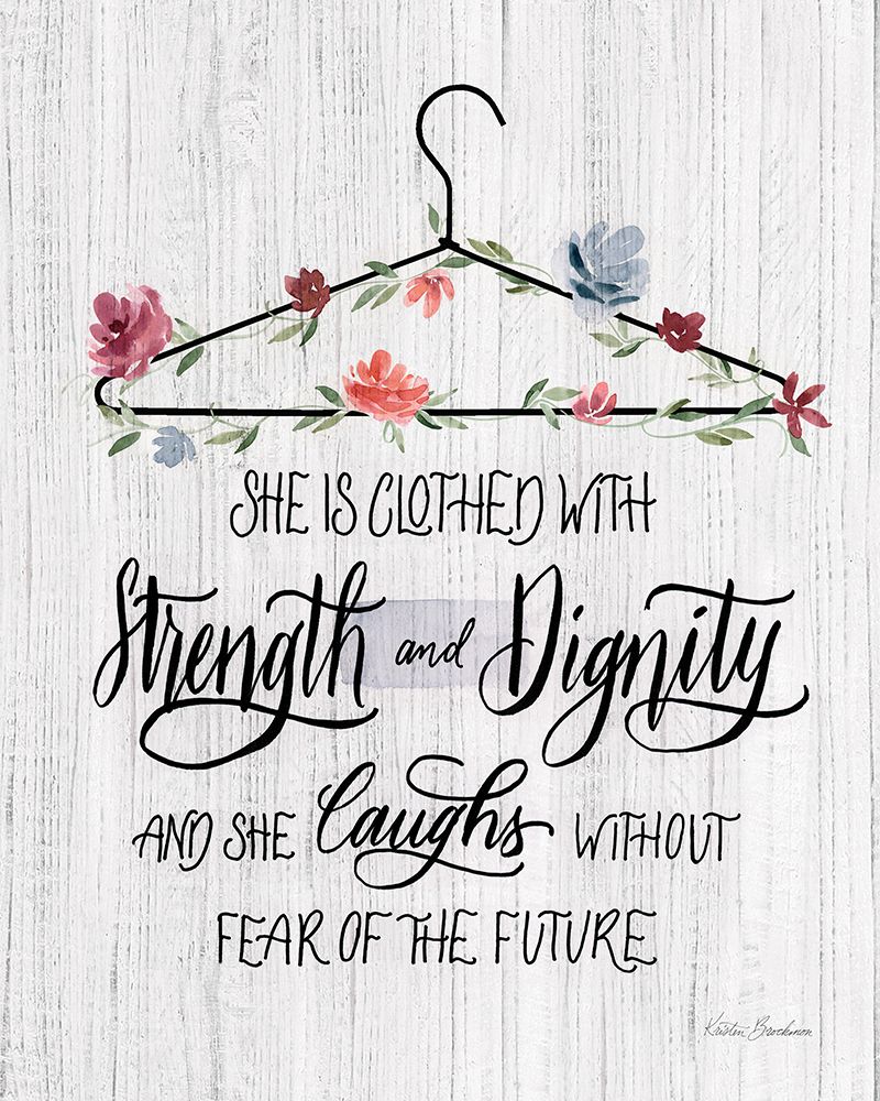 Scripture Hanger I art print by Kristen Brockmon for $57.95 CAD