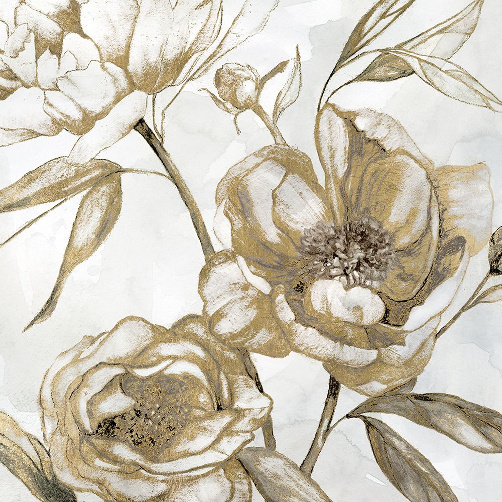 Peony Glitz II art print by Carol Robinson for $57.95 CAD