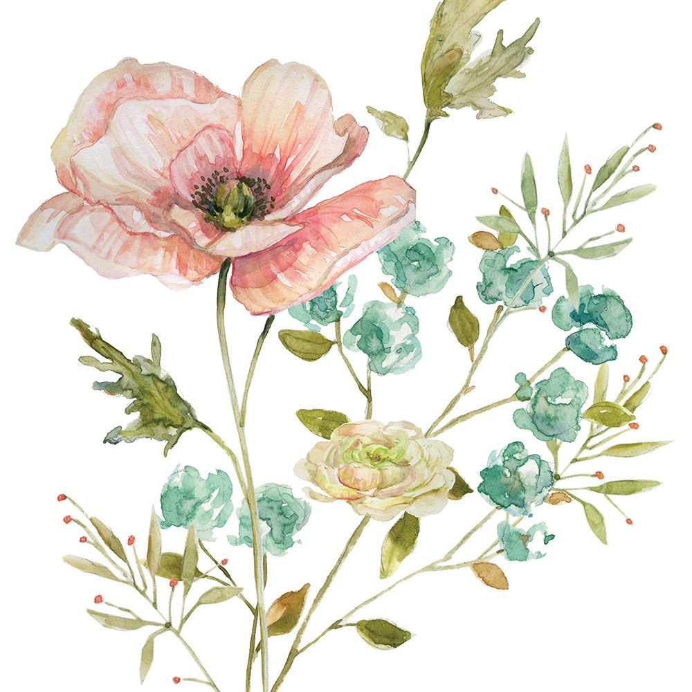 Dainty Peaches and Cream I art print by Livi Finn for $57.95 CAD