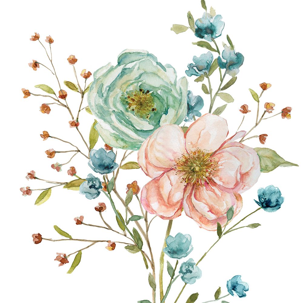 Dainty Peaches and Cream II art print by Livi Finn for $57.95 CAD