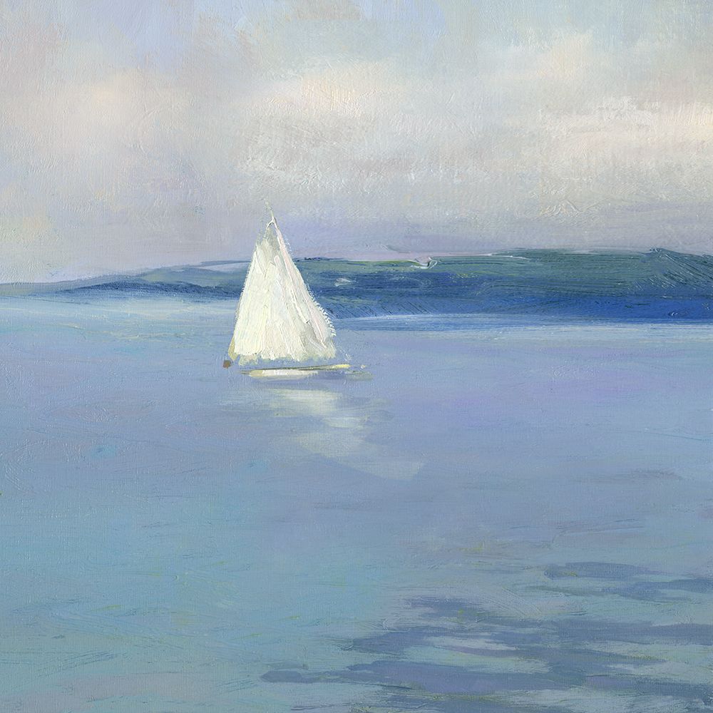 Distant Sail II art print by Sally Swatland for $57.95 CAD
