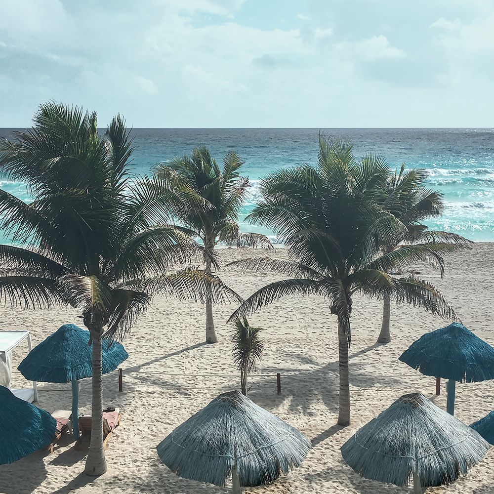 Beach Umbrellas art print by Susan Jill for $57.95 CAD