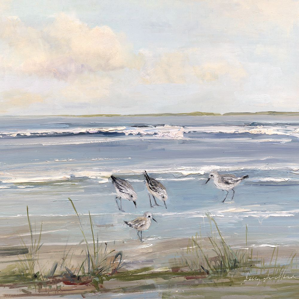 Beach Hopping art print by Sally Swatland for $57.95 CAD