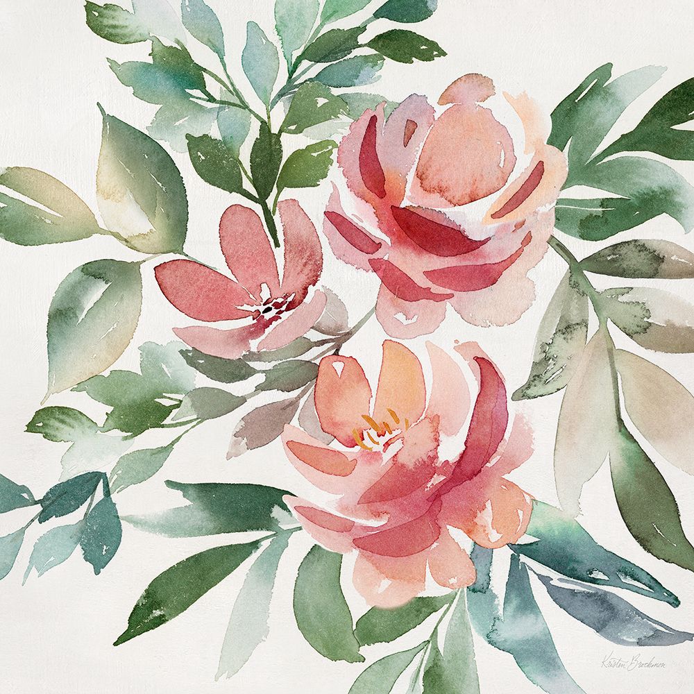 Garden Blush II art print by Kristen Brockmon for $57.95 CAD