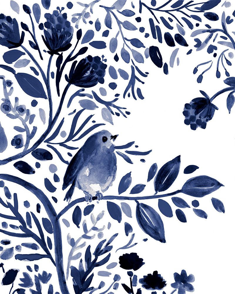 Indigo Song I art print by Carol Robinson for $57.95 CAD