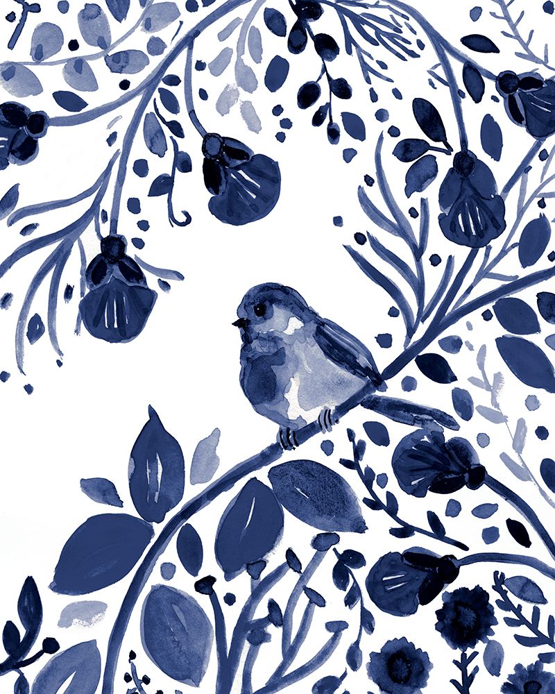 Indigo Song II art print by Carol Robinson for $57.95 CAD
