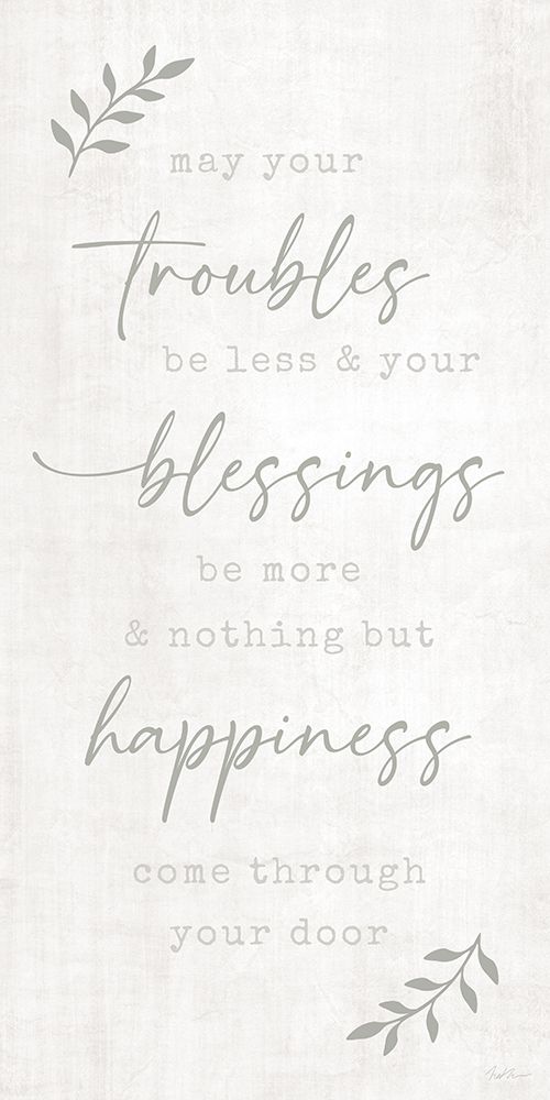 Irish Blessing art print by Natalie Carpentieri for $57.95 CAD