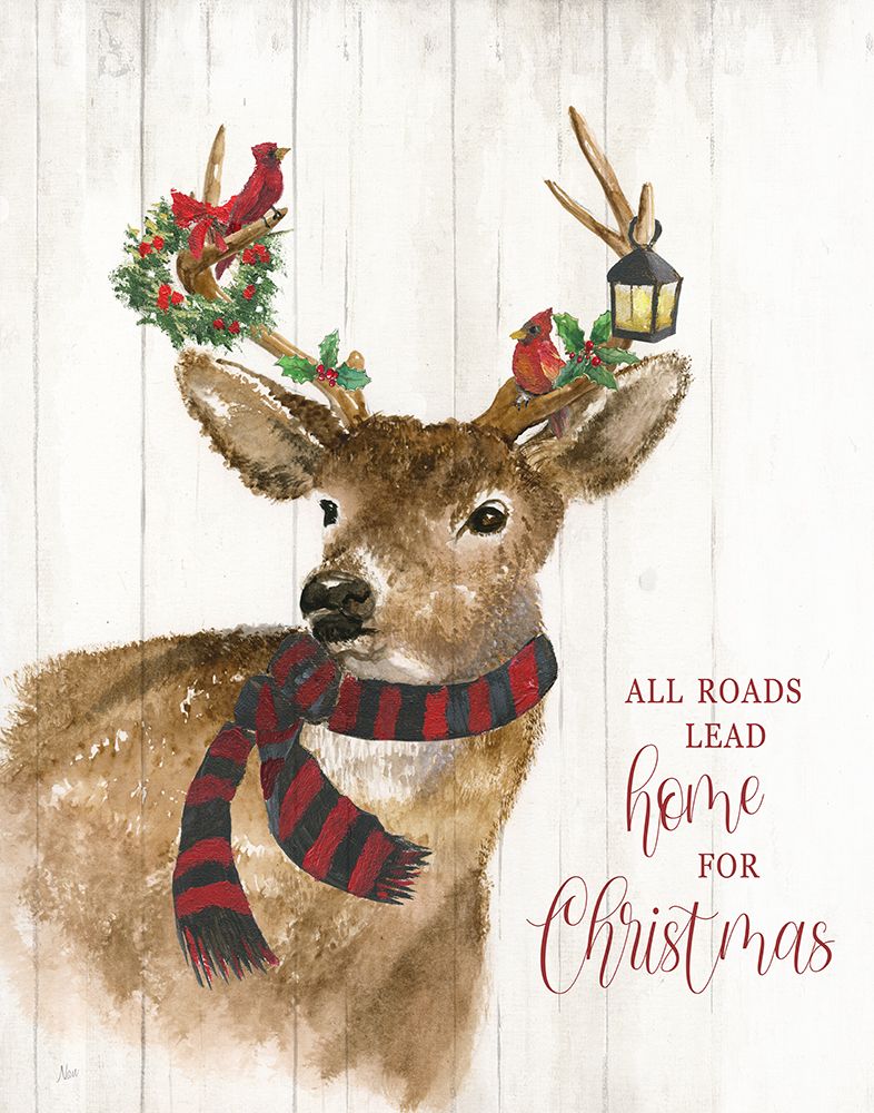 All Roads Lead Home Deer art print by Nan for $57.95 CAD
