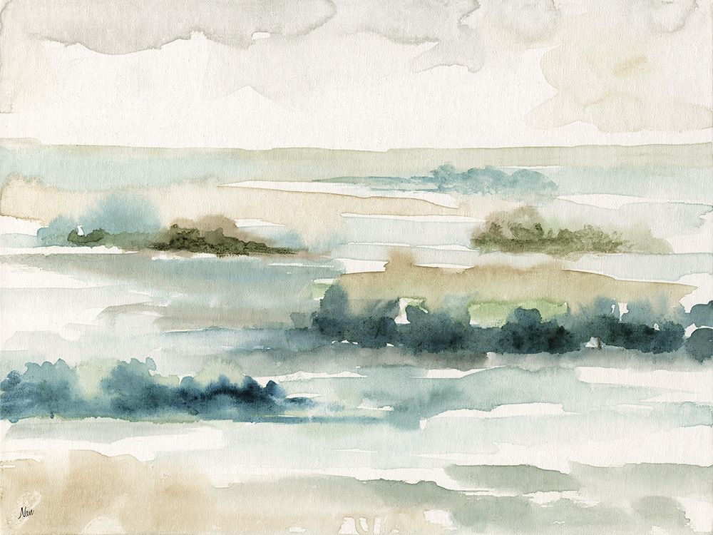 Pastel Panorama art print by Nan for $57.95 CAD