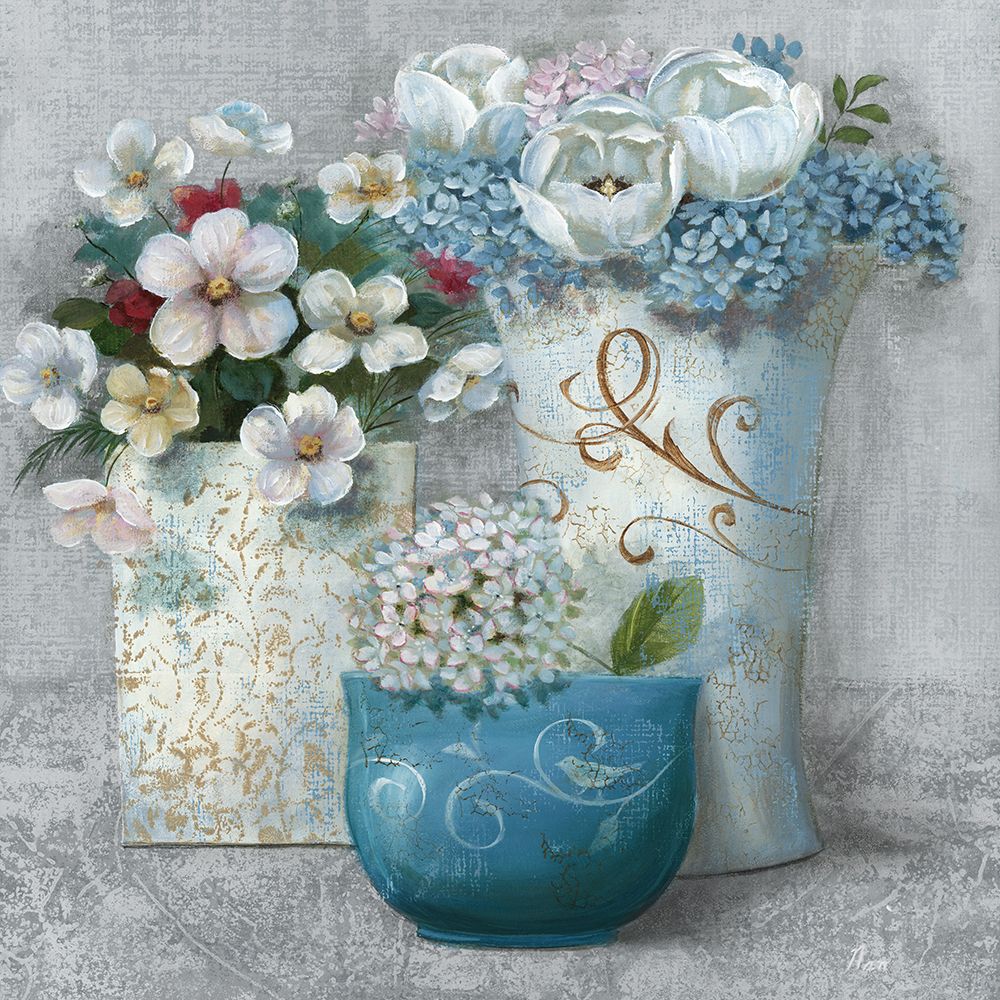 Chic Bouquet Bouquet I art print by Nan for $57.95 CAD