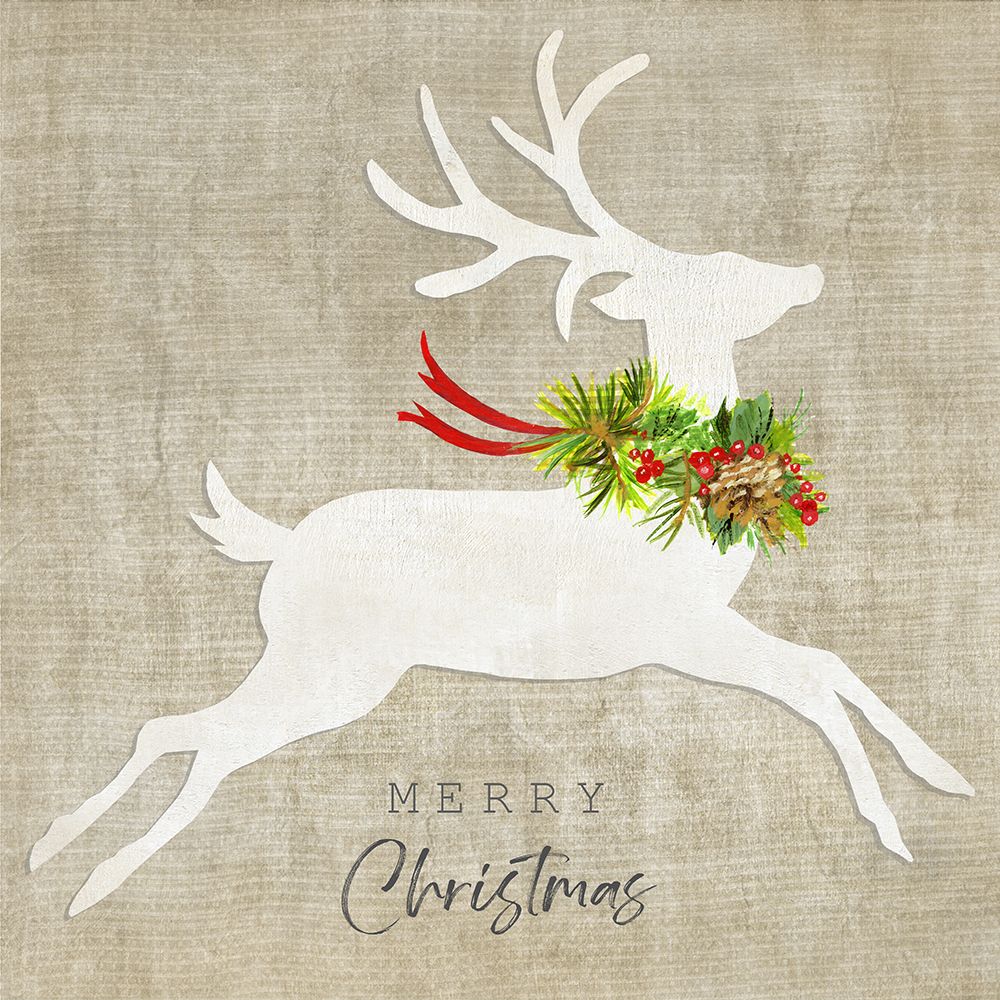 Flying Reindeer I art print by Tava Studios for $57.95 CAD