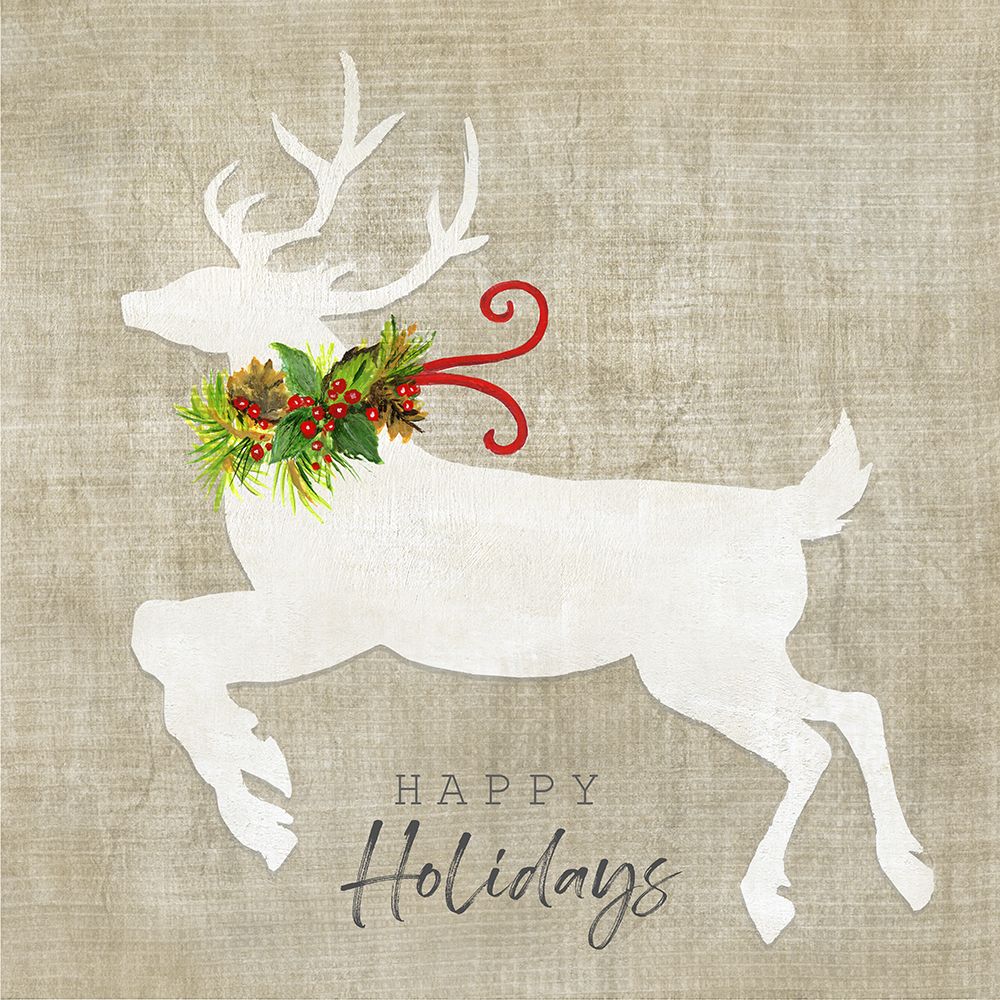 Flying Reindeer II art print by Tava Studios for $57.95 CAD
