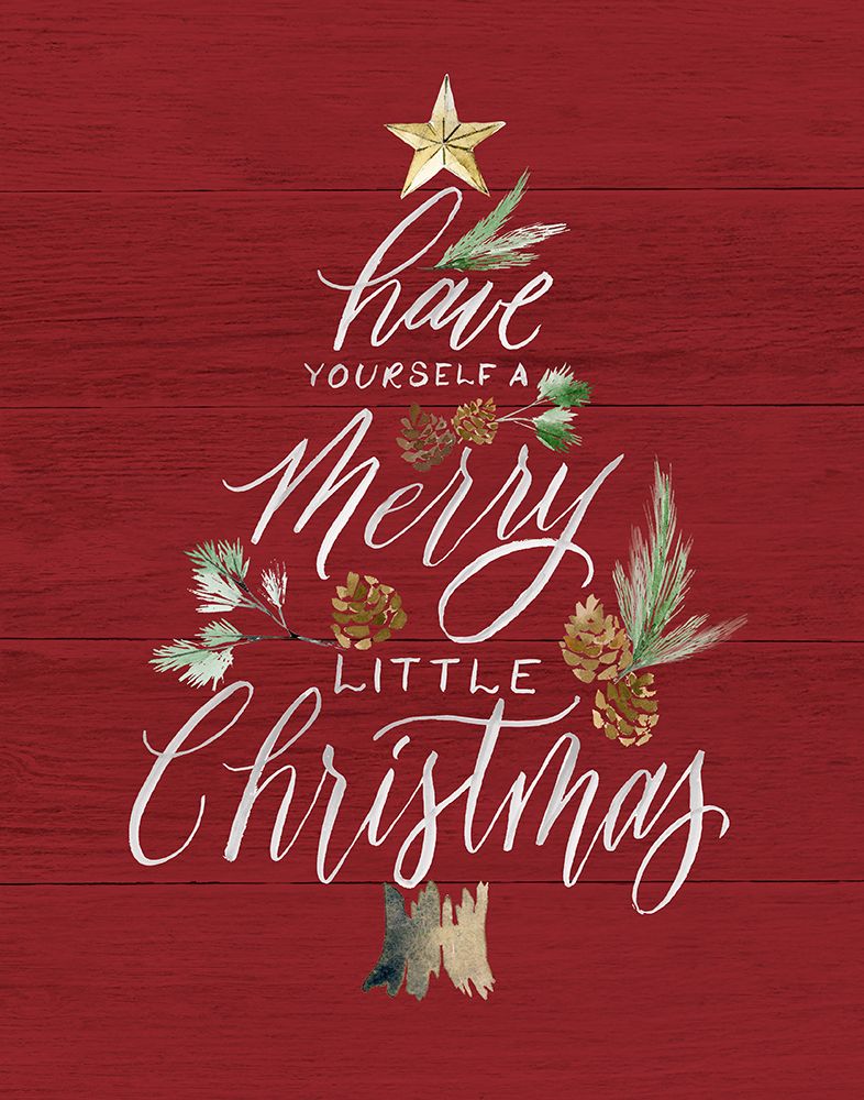 Merry Little Christmas art print by Kristen Brockmon for $57.95 CAD