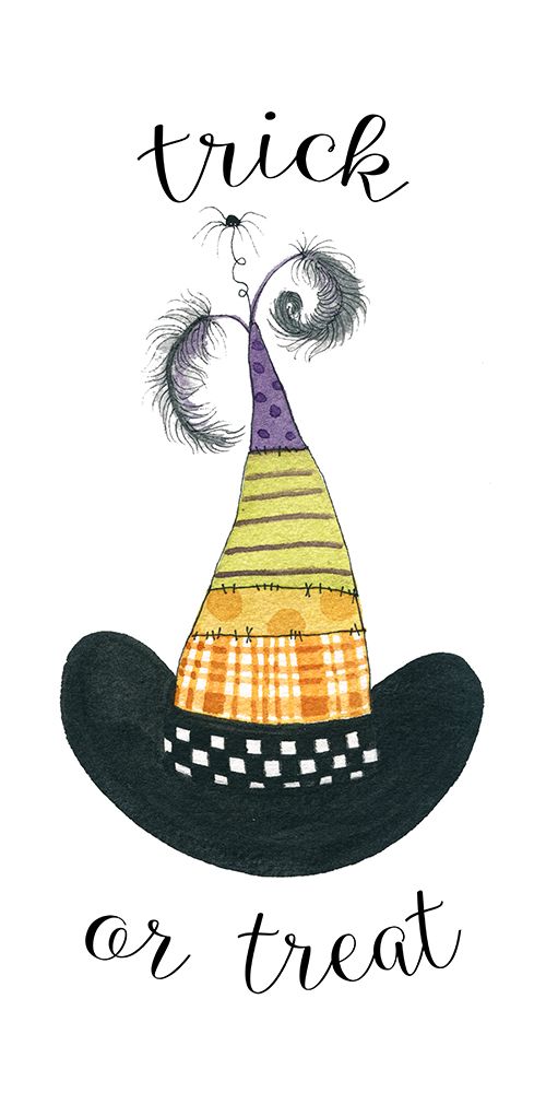 Trick or Treat Hat art print by Livi Finn for $57.95 CAD