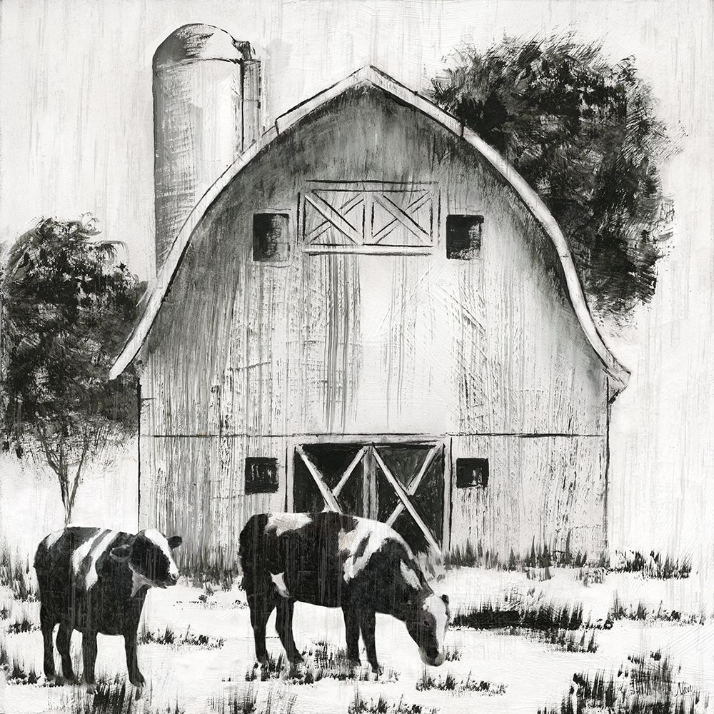 Country Cows art print by Nan for $57.95 CAD