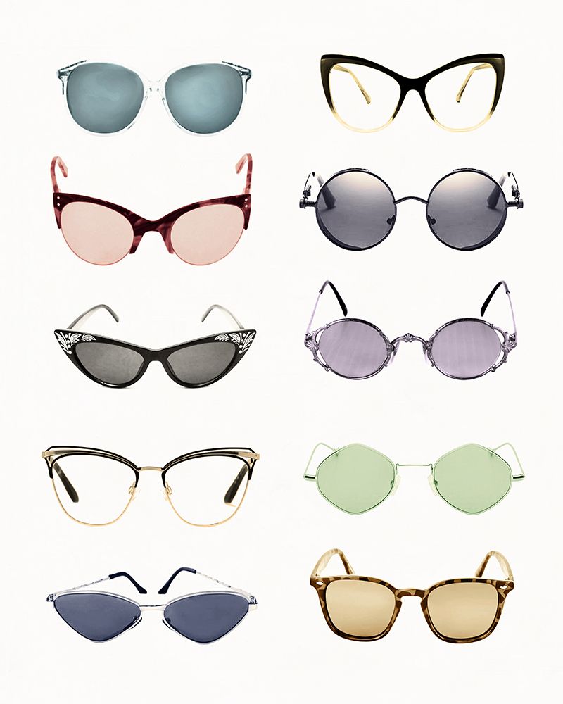 Vintage Glasses I art print by CAD Designs for $57.95 CAD