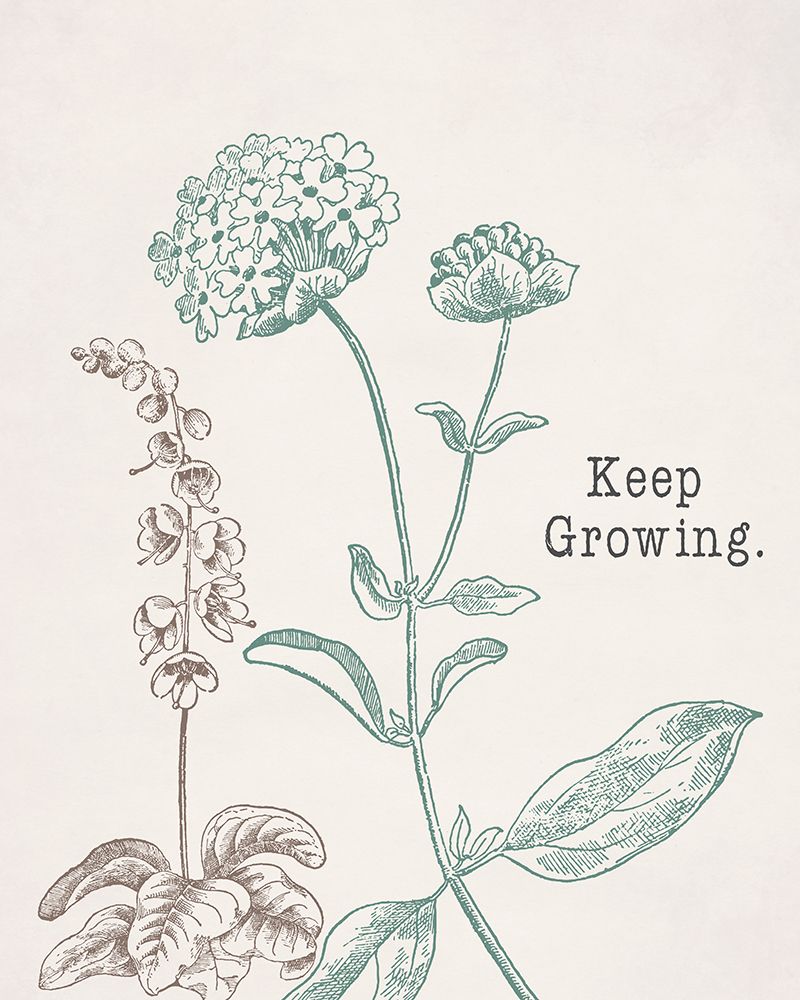 Keep Growing art print by Daniela Santiago for $57.95 CAD