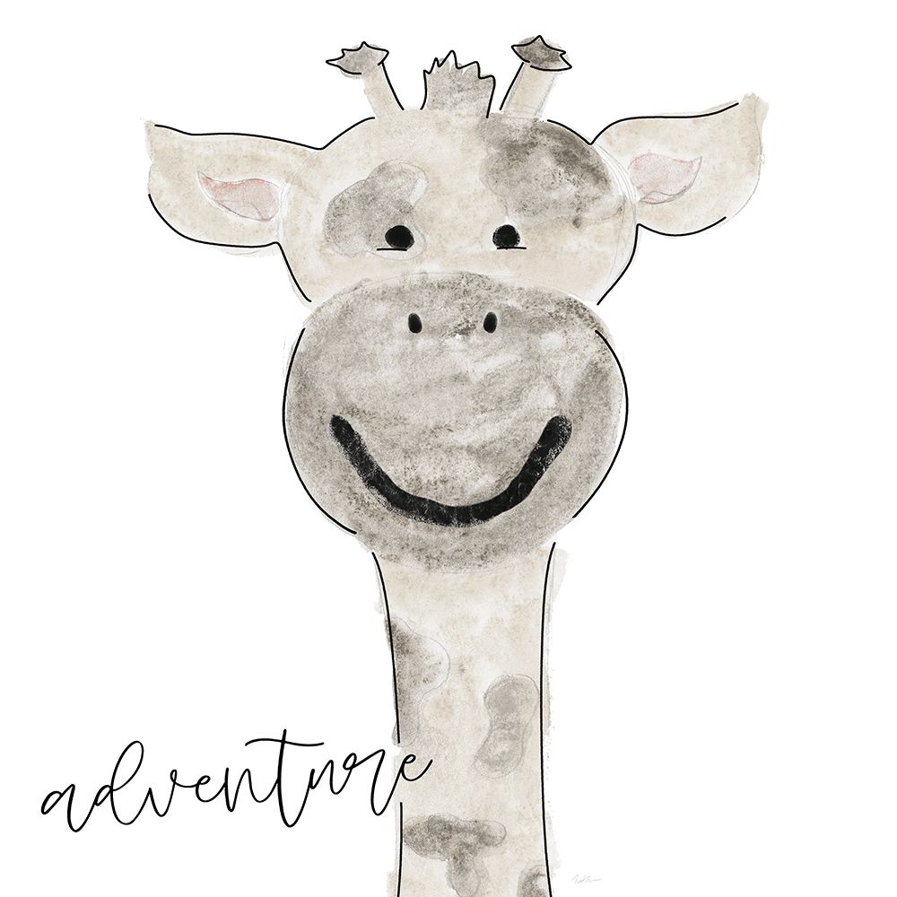 Adventure Giraffe art print by Natalie Carpentieri for $57.95 CAD