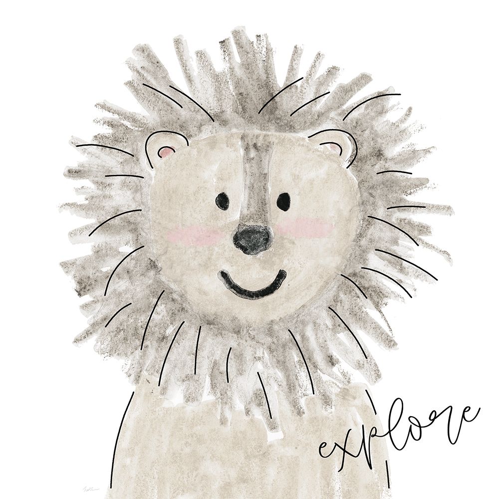 Explore Lion art print by Natalie Carpentieri for $57.95 CAD