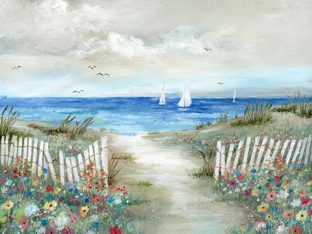 Coastal Garden art print by Nan for $57.95 CAD