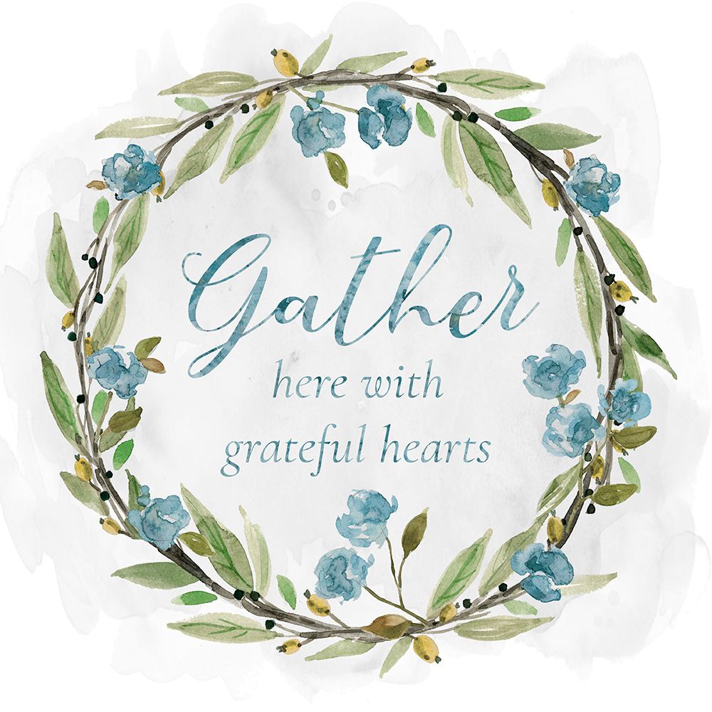 Gather Floral Wreath art print by Carol Robinson for $57.95 CAD