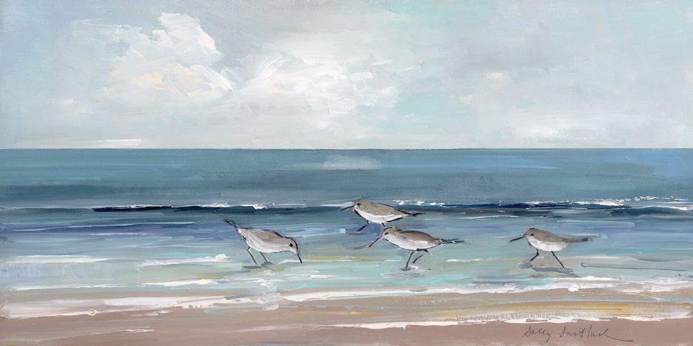 Shore Searching II art print by Sally Swatland for $57.95 CAD