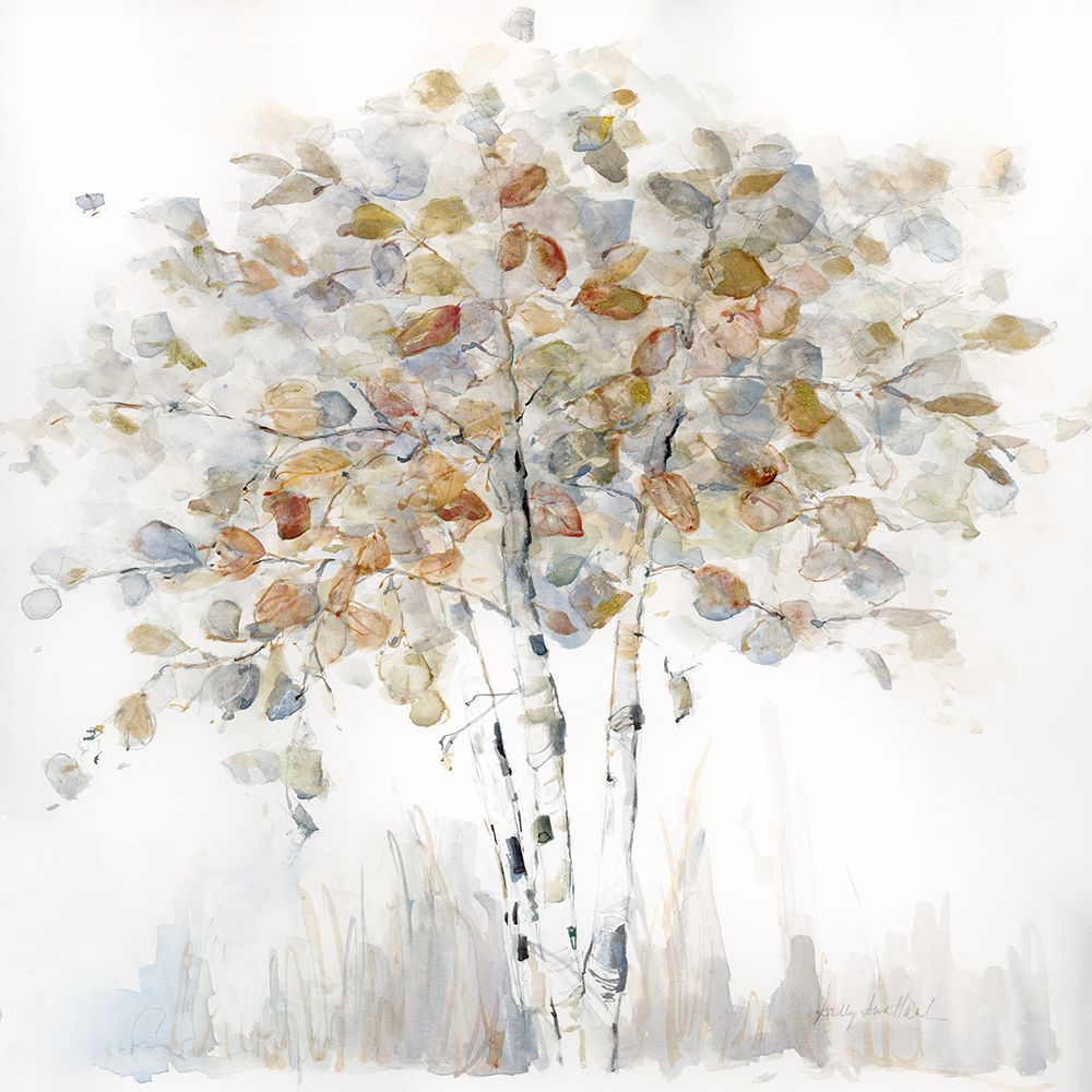 Birch Grove II art print by Sally Swatland for $57.95 CAD