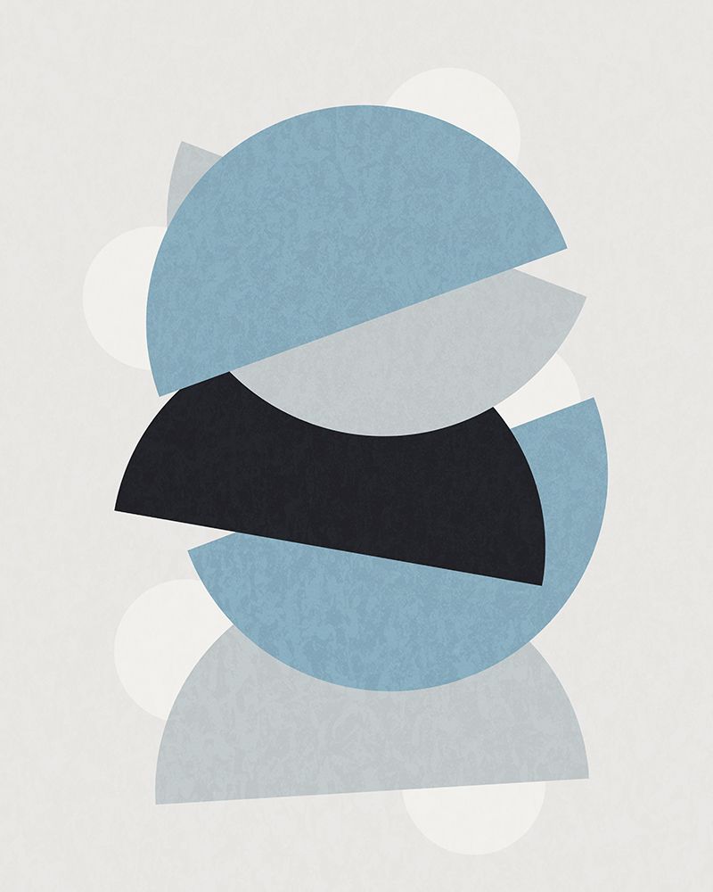 Shapely Blues I art print by Daniela Santiago for $57.95 CAD