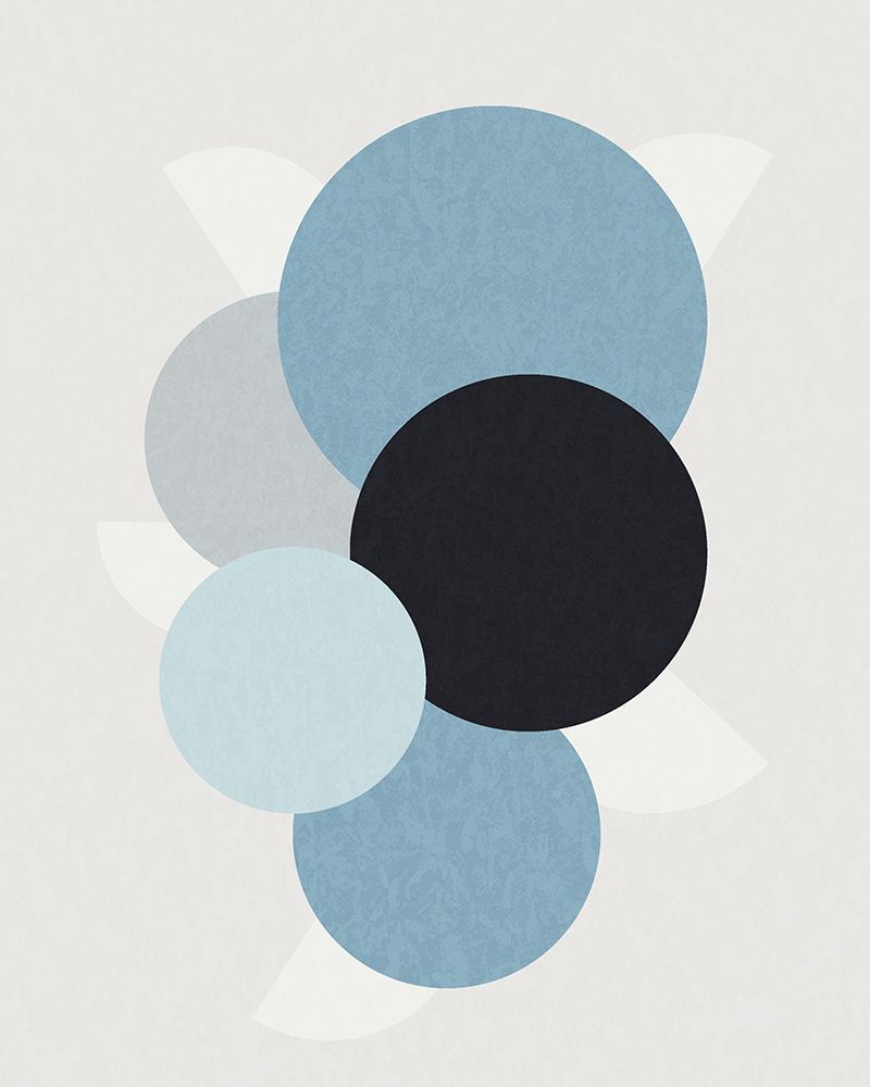 Shapely Blues II art print by Daniela Santiago for $57.95 CAD