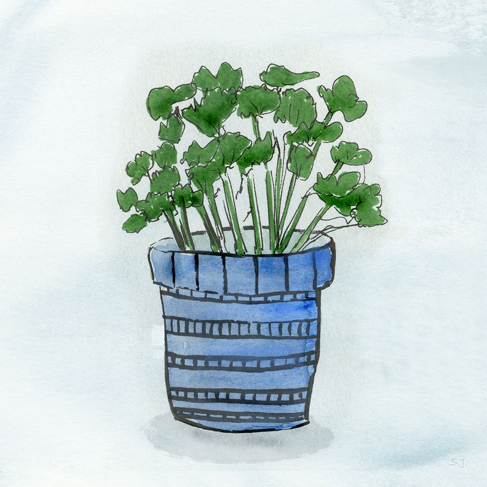 Post of Herbs I art print by Susan Jill for $57.95 CAD