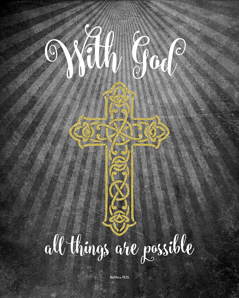 With God Gold art print by Amanda Murray for $57.95 CAD