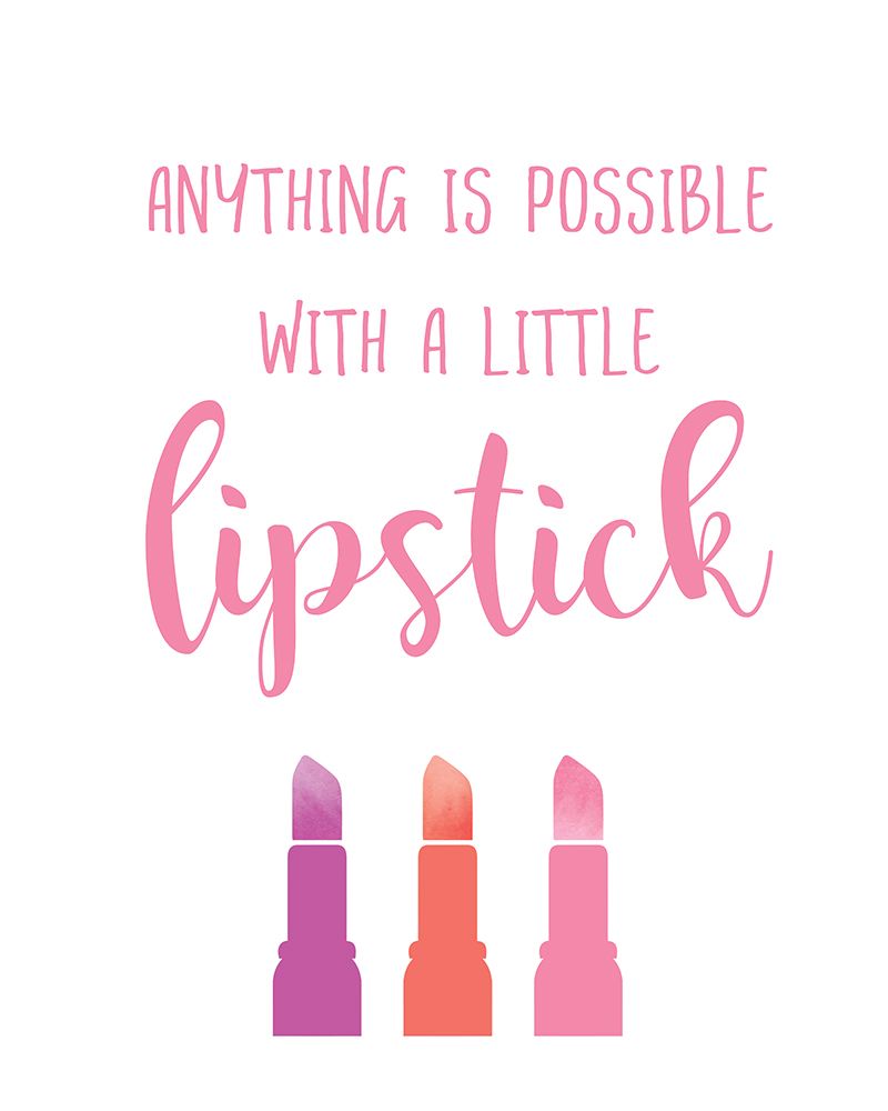 Little Lipstick art print by Amanda Murray for $57.95 CAD