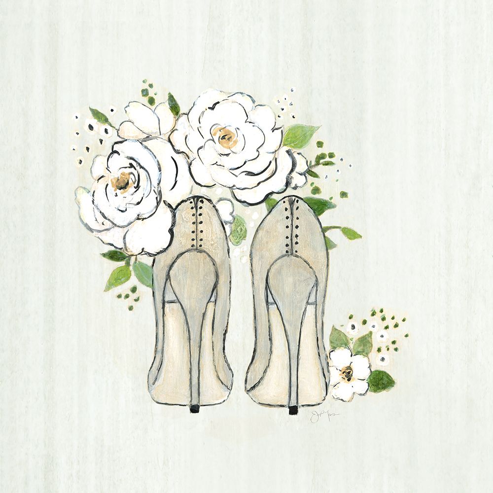 Fashion Floral Heels II art print by Tava Studios for $57.95 CAD