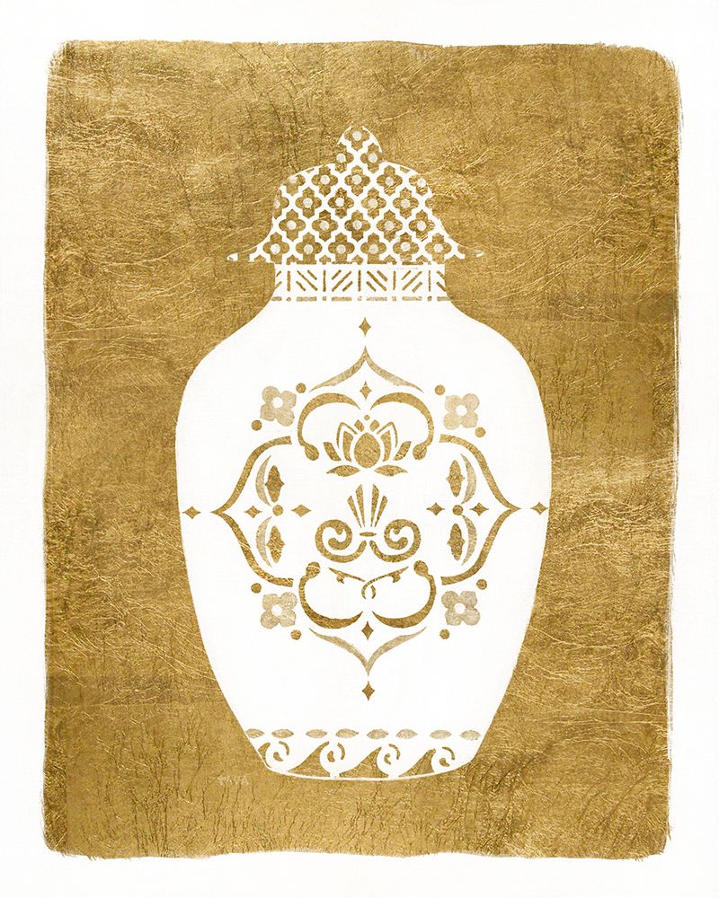 Golden Urn I art print by Tava Studios for $57.95 CAD