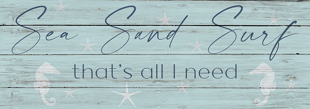 Sea-Sand-Surf art print by Susan Jill for $57.95 CAD