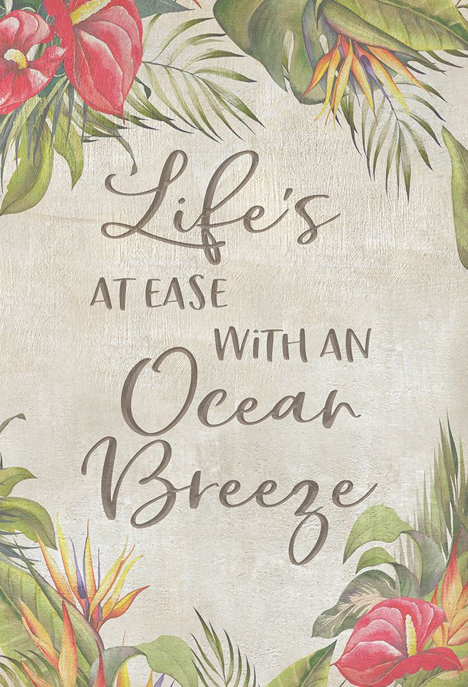 Lifes At Ease art print by CAD Designs for $57.95 CAD