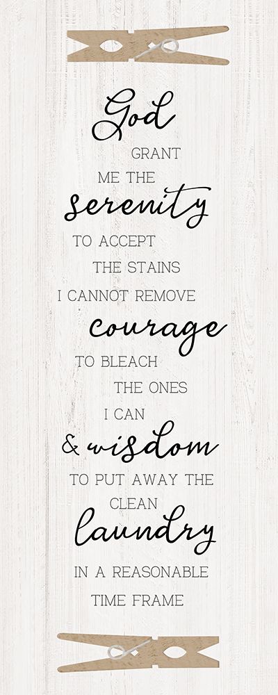 Laundry Serenity art print by CAD Designs for $57.95 CAD