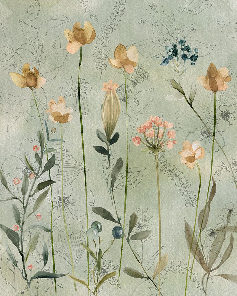 Botanical Sketchbook art print by Livi Finn for $57.95 CAD
