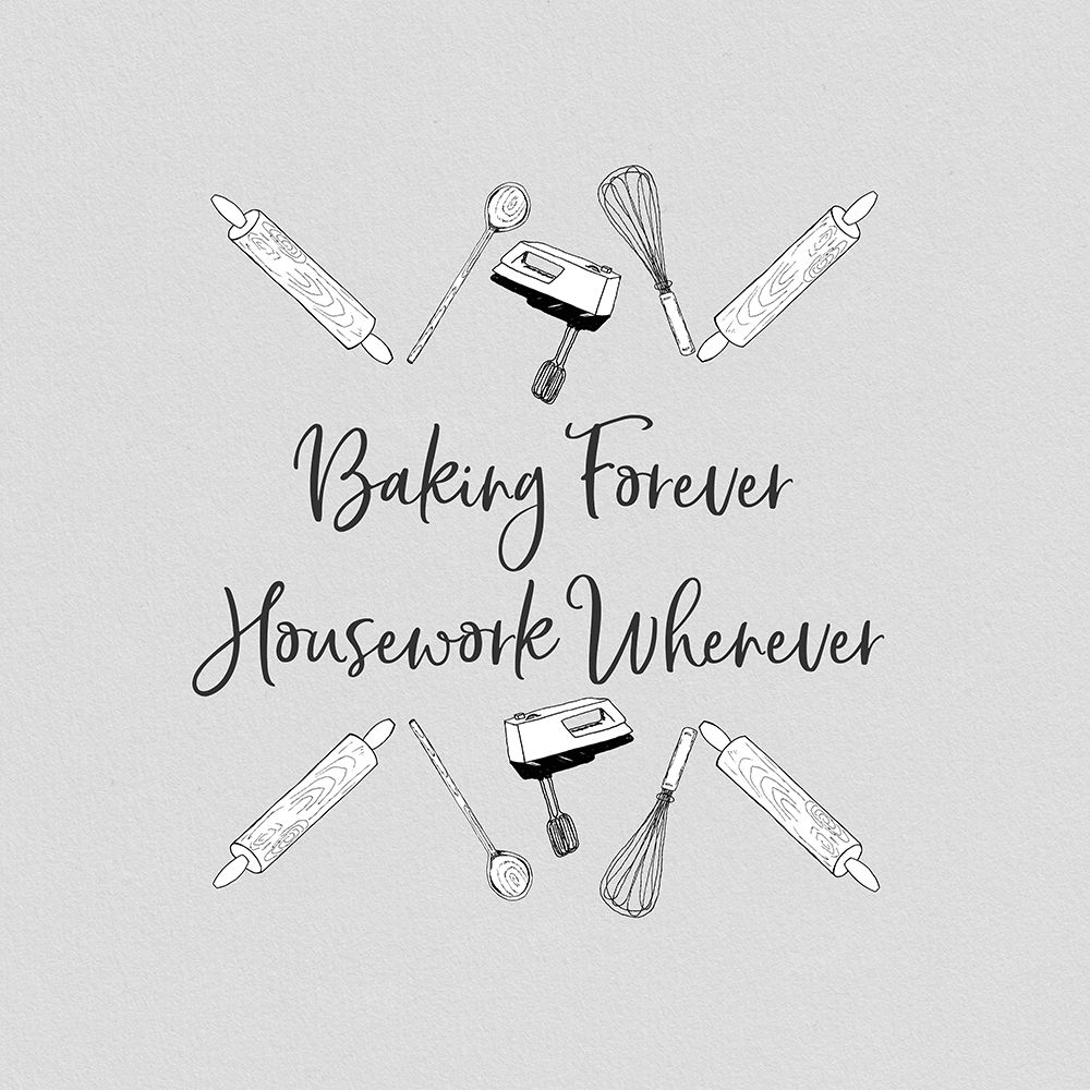 Baking Forever art print by CAD Designs for $57.95 CAD