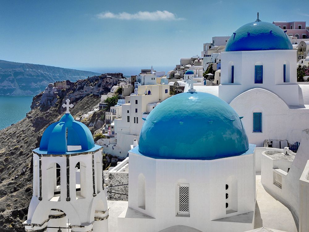 Santorini Saturday art print by Danita Delimont for $57.95 CAD