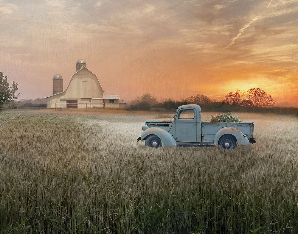 Evening Farm art print by Nan for $57.95 CAD