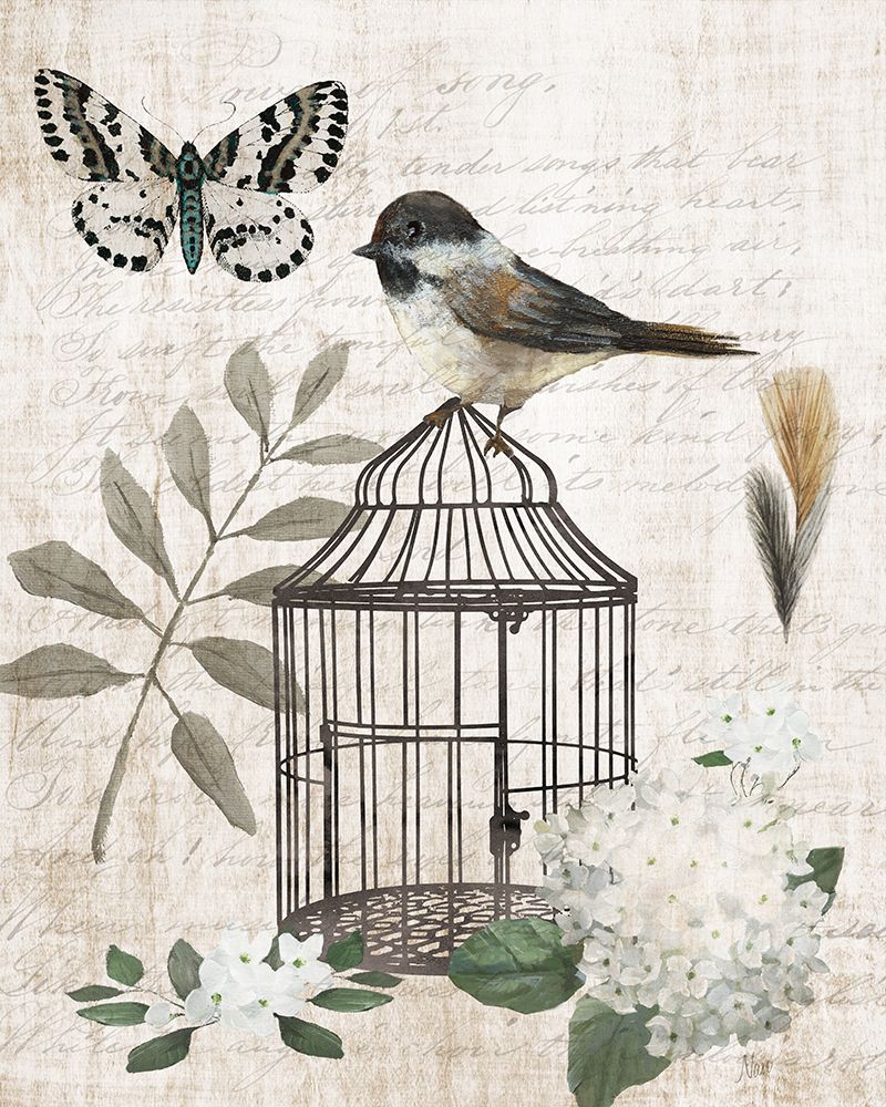 Vintage Menagerie II art print by Nan for $57.95 CAD