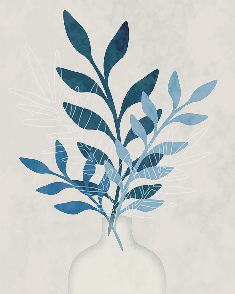 Monochrome Foliage II art print by Natalie Carpentieri for $57.95 CAD