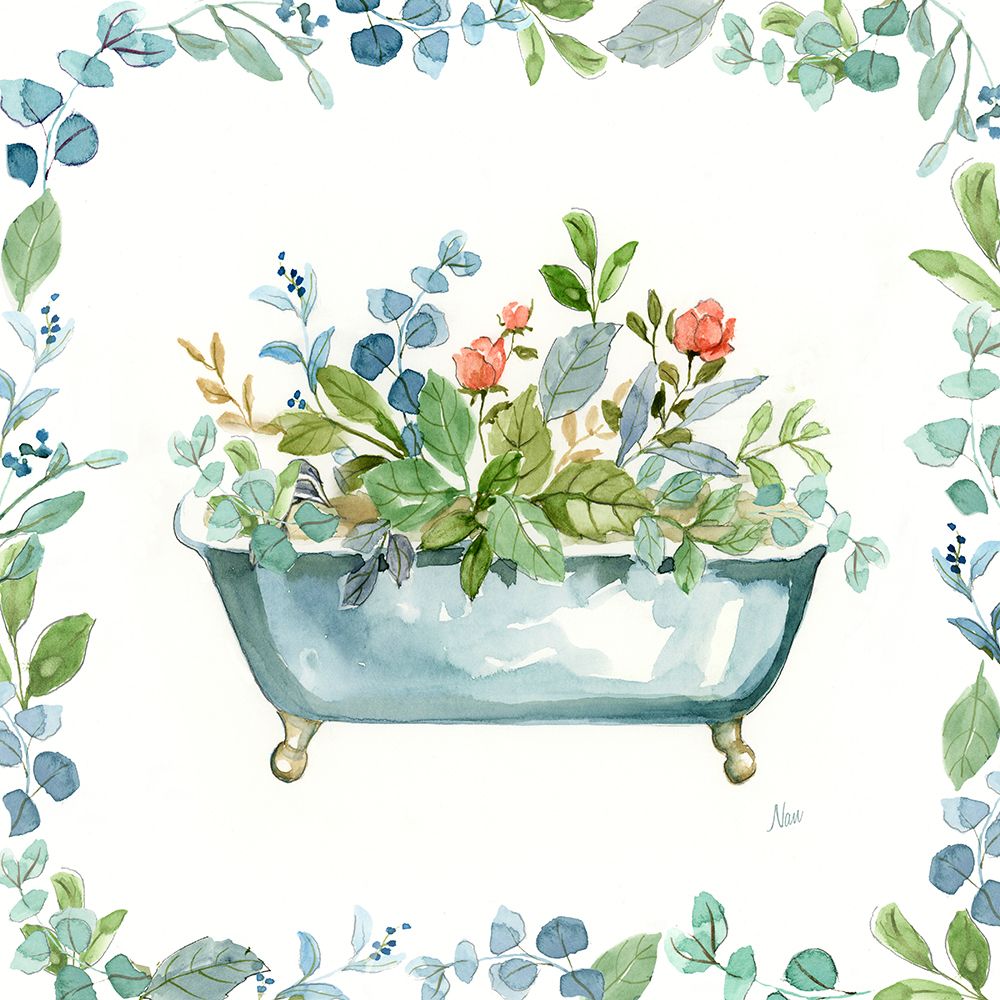 Farmhouse Tub I art print by Nan for $57.95 CAD